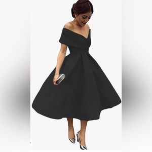 TSBridal Off the Shoulder Party Dress- D48